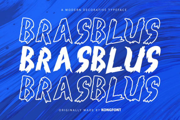 Brasblus: A Playful Display Font That Elevates Small Business Branding