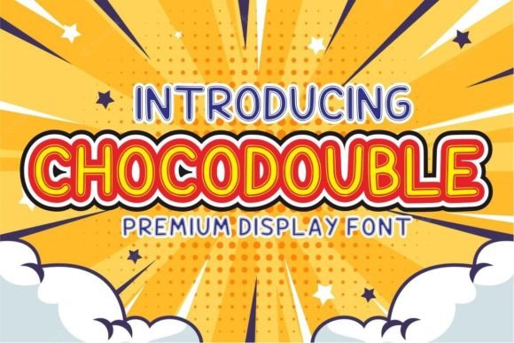 Chocodouble: A Playful Display Font for Scroll-Stopping Marketing Designs