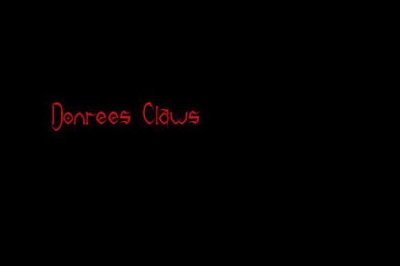 Donrees Claws Font: A Spooky Display Typeface for Branding
