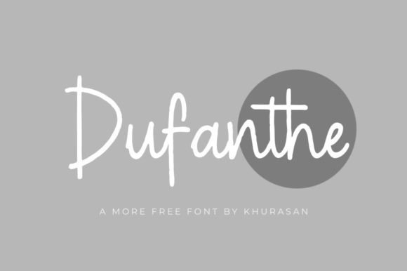 Dufanthe: A Modern Script Font for Elegant Editorial Design