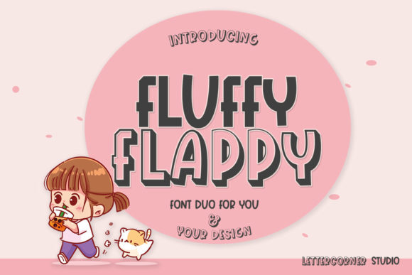 Fluffy Flappy: A Quirky Display Font That Brings Branding to Life