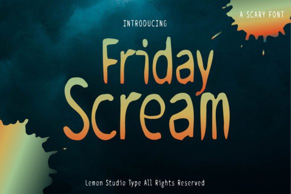 Friday Scream Font: How a Spooky Typeface Helped My Small Business Stand Out