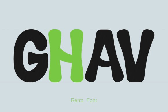 Ghav: A Bold Display Font for Dynamic Editorial Design