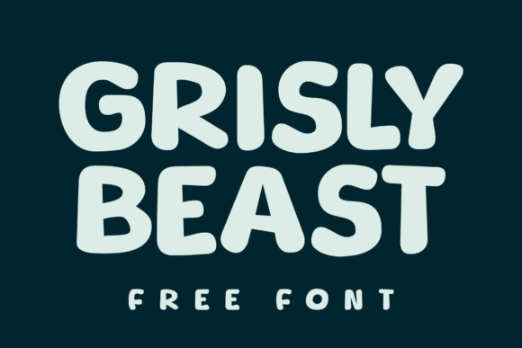 Grisly Beast: A Playful Display Font for Editorial Design and Digital Publishing
