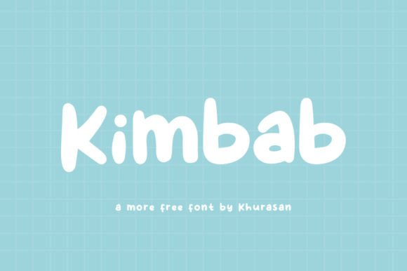 Kimbab: A Stylish Display Font for Modern Campaign Designs