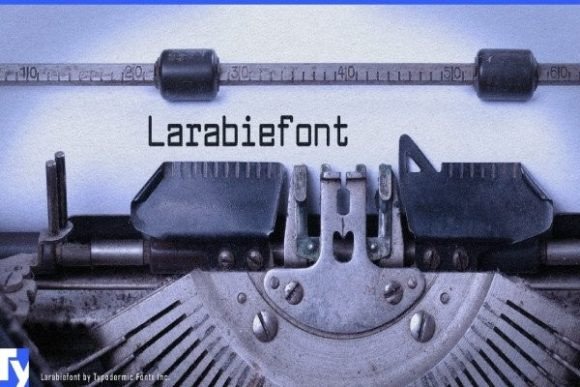 Larabie: A Monospaced Font with Typewriter Charm for Modern Branding