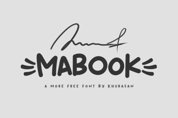 Mabook: A Modern Display Font for Editorial Design and Digital Publishing