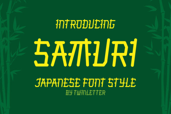 Samuri Faux Japanese: A Distinctive Display Font for Modern Editorial Design