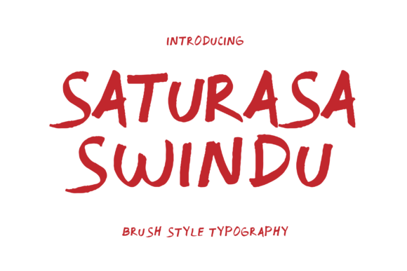 Saturasa Swindu: A Stylish Display Font for Modern Editorial Design