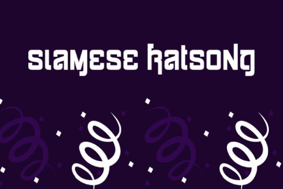 Siamese Katsong: A Bold Display Font for Modern Marketing and Digital Design