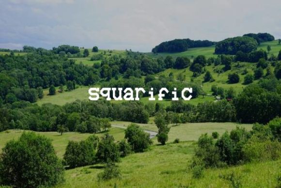 Squarific Font: Bold Display Typography for Web Design