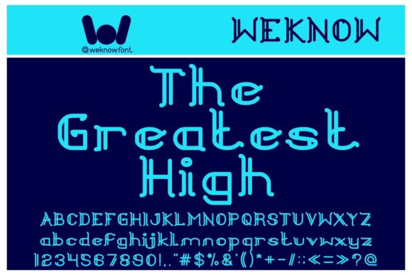 The Greatest High: A Display Font for Bold Editorial Design