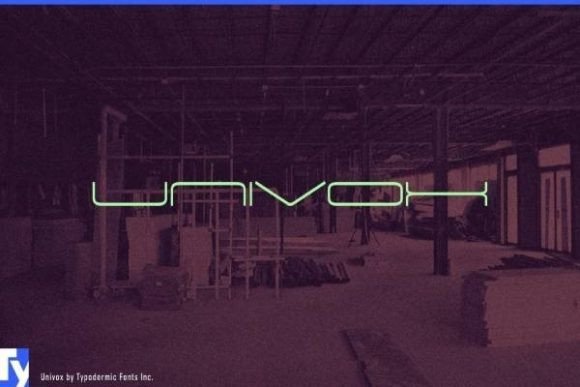 Univox: A Techno Font That Elevates Editorial Design