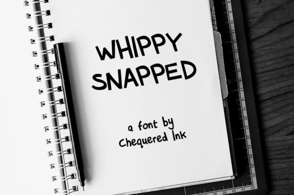 Whippy Snapped: A Display Font That Speaks Volumes in Visual Campaigns