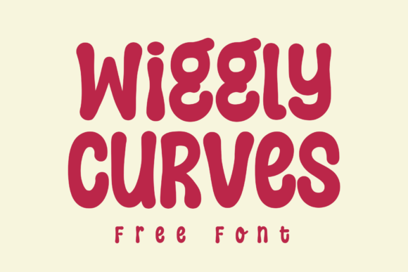 Wiggly Curves: A Playful Display Font for Modern Web Design Projects